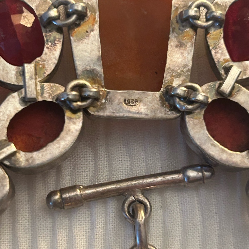 Fabulous 925 Silver Necklace & Bracelet Set - Picture 7 of 7
